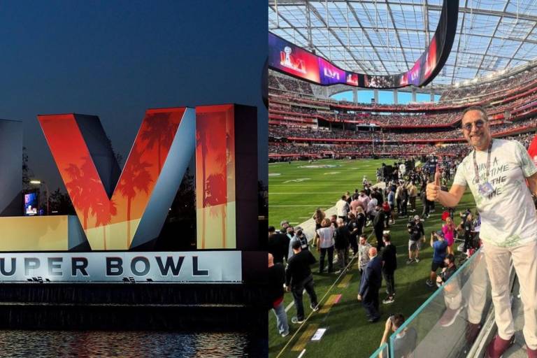 Famosos asisten al Super Bowl 2022