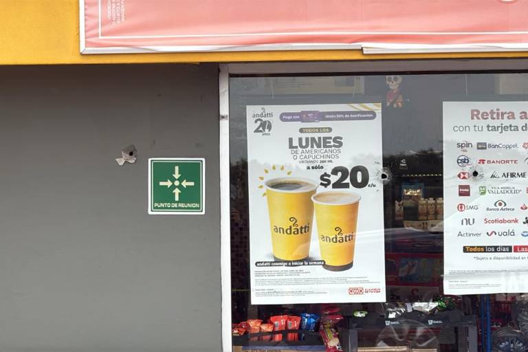 Tienda y gasolinera resultan baleadas en Costa Rica, Culiacán