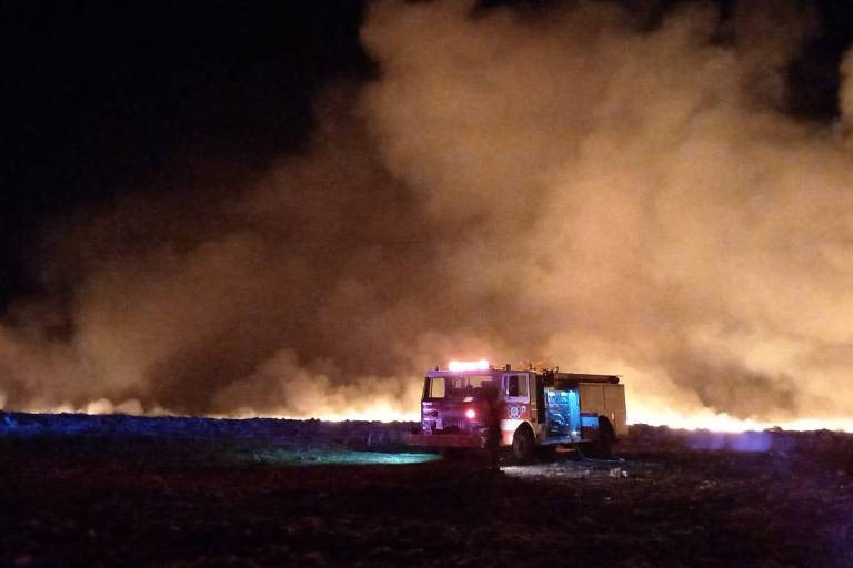 Se incendia basurón municipal de Culiacán