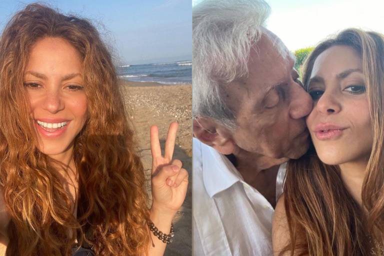 Shakira felicita y dedica canción a su papá por su cumpleaños 91