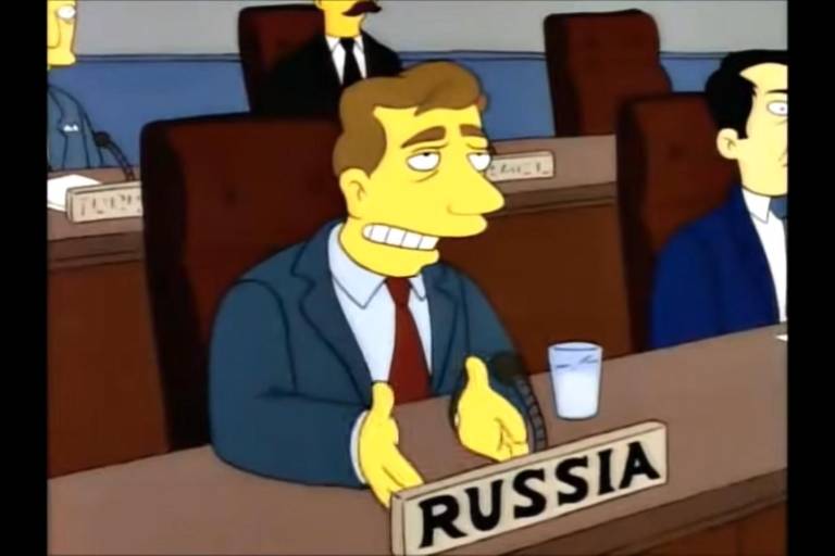 Predijeron ‘Los Simpson’ guerra entre Rusia y Ucrania... y el regreso de la Unión Soviética