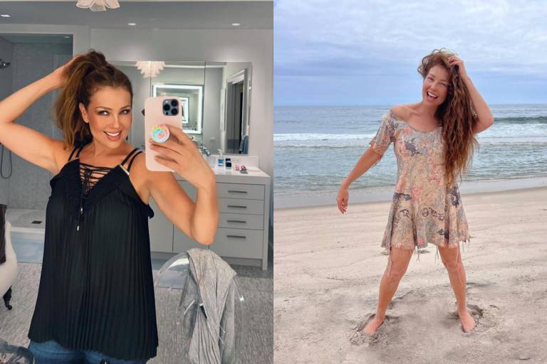 Thalía recrea a ‘Marimar’ con el vestido original