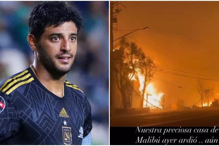 Carlos Vela pierde su casa en Malibú por los incendios en California