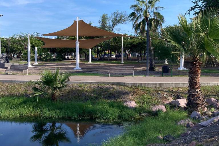 Avanzan trabajos para los ‘Senderos de Paz’ en el Parque Central de Mazatlán