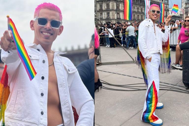 Jhonny Caz participa en la Marcha del Orgullo LGBT+