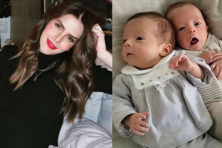 Claudia Álvarez publica el rostro de sus bebés en Instagram