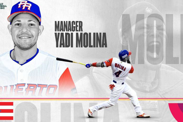 Yadier Molina dirigirá a Puerto Rico en el World Baseball Classic