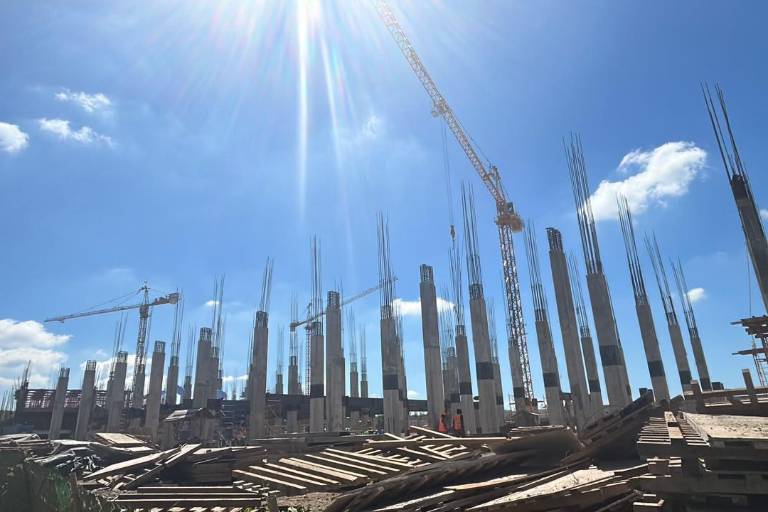 La construcción del Hospital de Especialidades del IMSS en Culiacán tiene un avance del 10 por ciento.