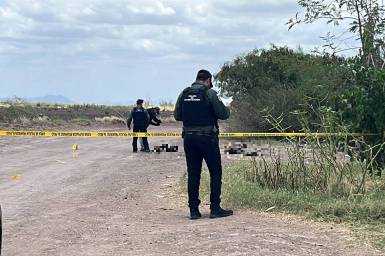 Hallan a tres hombres asesinados en zona rural del norte de Navolato
