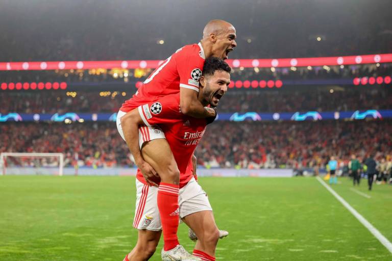 Benfica goleó a Brujas y avanza a la siguiente ronda de Champions