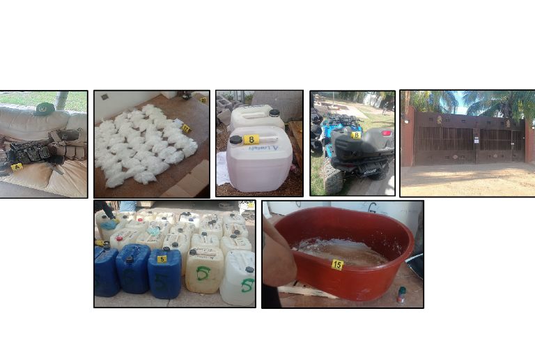 Asegura Sedena armas largas y metanfetamina en Culiacán