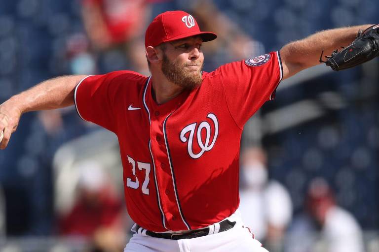 Stephen Strasburg avanza de su inflamación en el hombro