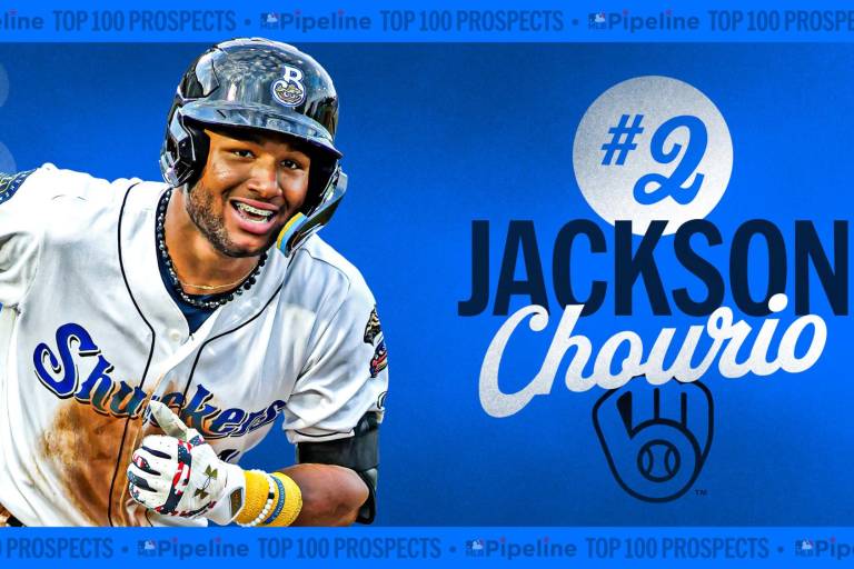 Jackson Chourio con Grandes Ligas en la mira en Milwaukee