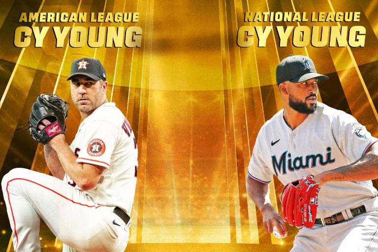 Alcántara y Verlander son ganadores del Premio Cy Young; Julio Urías es tercero en la Liga Nacional