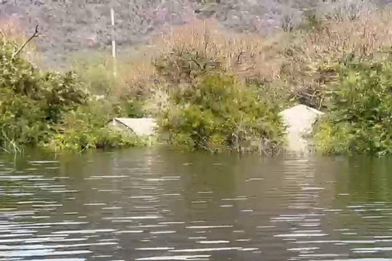 Difunden video del avance en la captación de la presa Santa María en Rosario