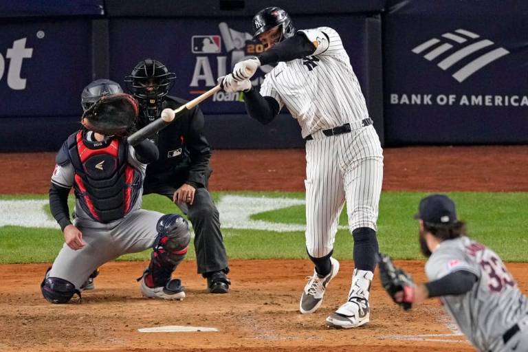 Aaron Judge aparece en escena y Yanquis se ponen arriba 2-0 ante Guardianes