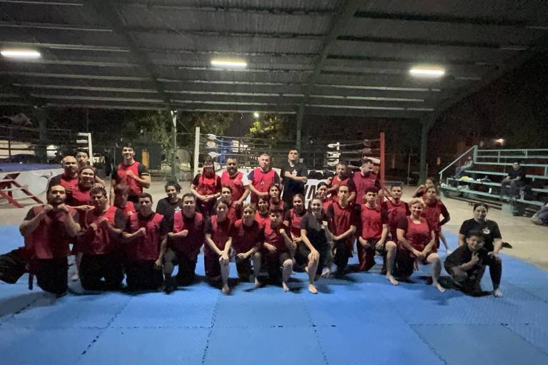 Imparte Juan Carlos Reyes Seminario de Muay Thai en la Academia Angalf Kickboxing Mazatlán