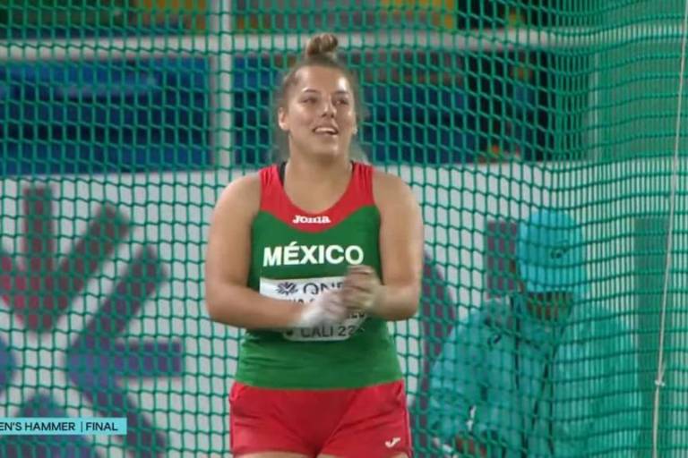 Paola Bueno gana medalla de plata en lanzamiento de martillo en el Mundial Sub 20