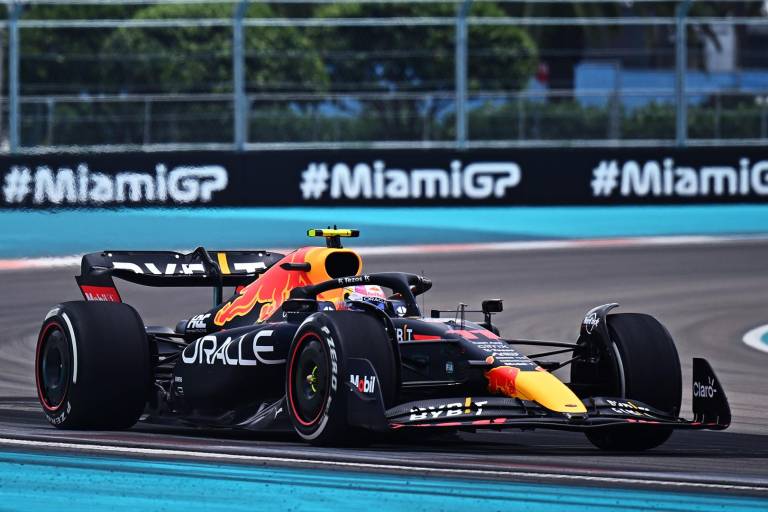 Checo Pérez saldrá cuarto en Gran Premio de Miami; Charles Leclerc se lleva la ‘pole’