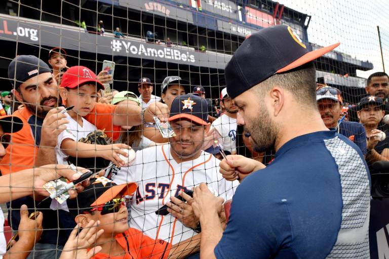 “Simplemente me encanta”: Astros entusiasmados por serie en CDMX