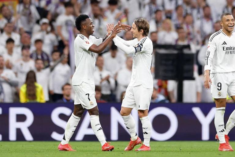 Real Madrid vence al Girona con un golazo de Modrić y otro de Vini Jr.