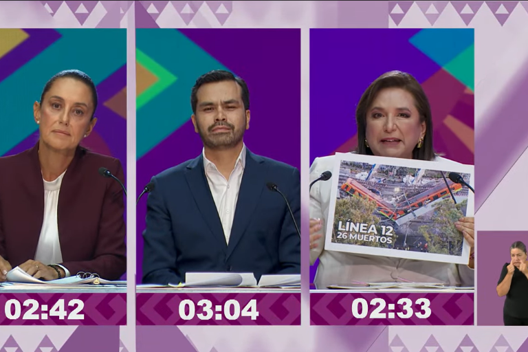 Privilegian candidatos presidenciales los ataques por corrupción en el primer debate