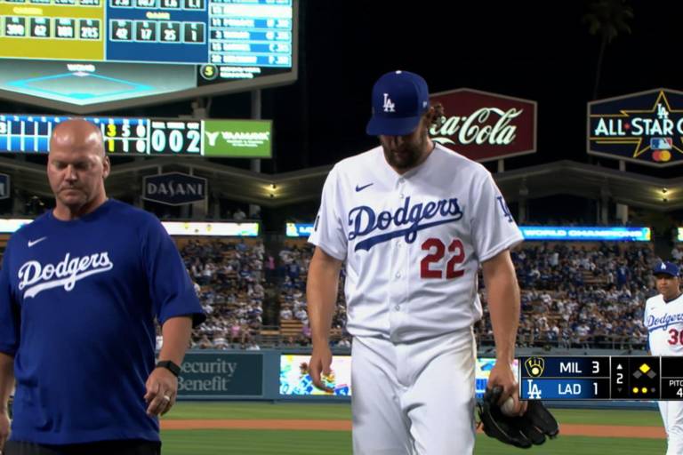 Clayton Kershaw inhabilitado; podría perder playoffs
