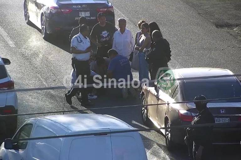 Atropellan a motociclista en la carretera a Navolato