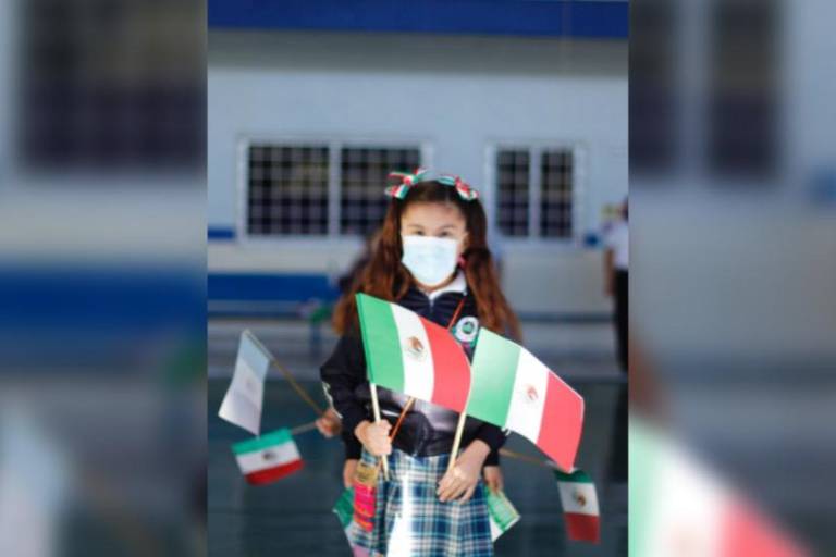 Celebran el Día de la Bandera en el Colegio Niños Héroes