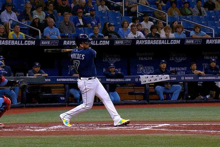 Isaac Paredes empuja una en triunfo de Rays