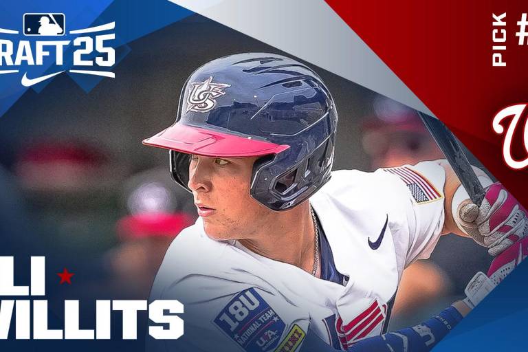 Nacionales toman a Eli Willits, de 17 años, como primera selección del Draft