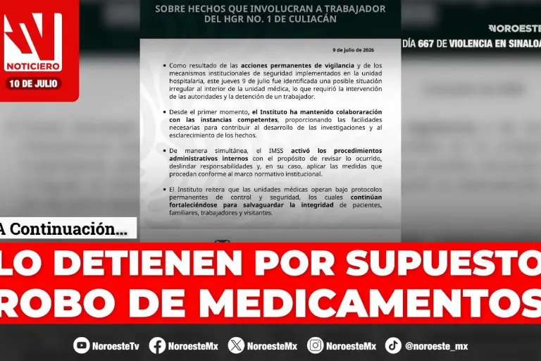Ponte al día con las noticias que importan en Sinaloa.