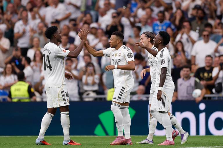 Dos golazos de Militao y Mbappé le da los tres puntos al Real Madrid