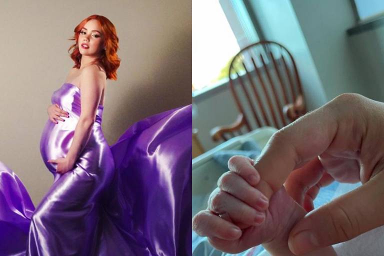 Dalú ya es mamá y muestra la primera fotografía de Luna