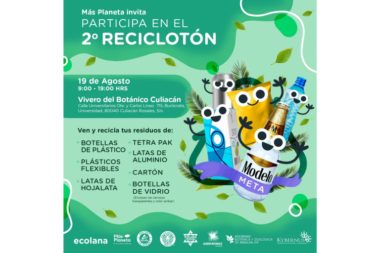 Invitan a Reciclotón este sábado en Jardín Botánico de Culiacán