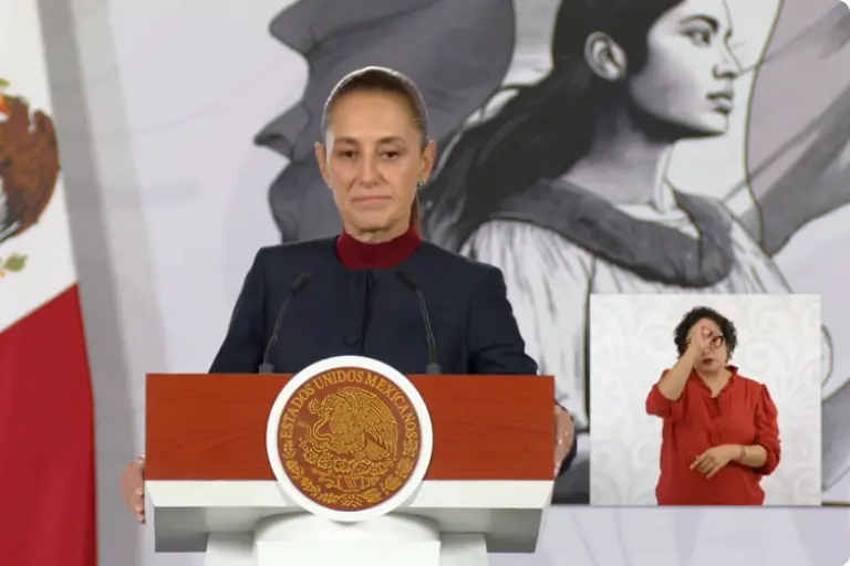 La Presidenta Claudia Sheinbaum Pardo reaccionó a la revocación de la visa de Andrés Manuel López Beltrán.