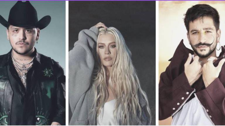 Christian Nodal, Christina Aguilera y Camilo se suman a los artistas que cantarán en los Latin Grammy 2022.