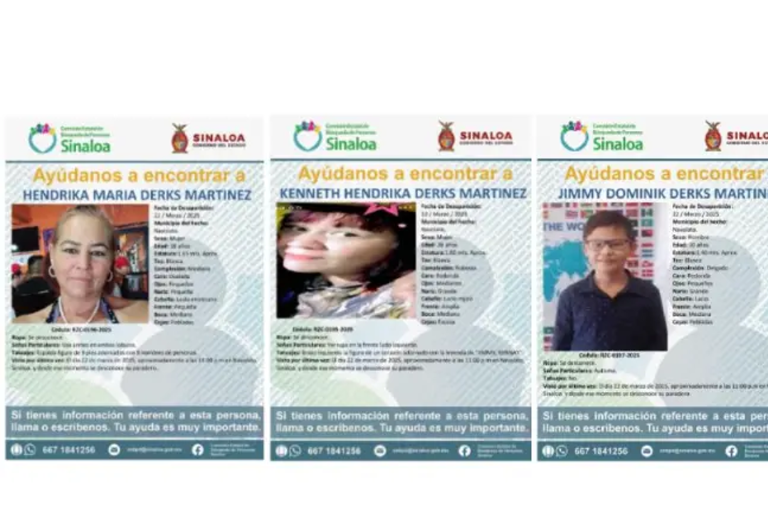 Reportan localización de mujer y dos niños desaparecidos en Navolato