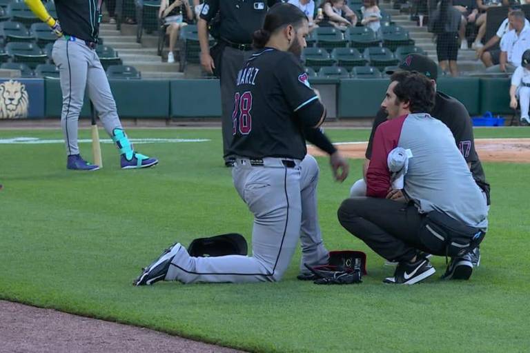 D-backs apalean a Medias Blancas, pero pierden a Suárez (mano) y Naylor (hombro) por lesión