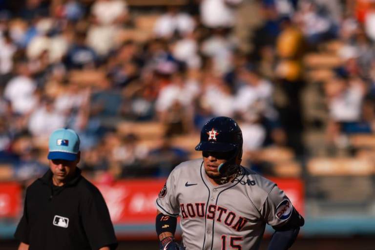 Isaac Paredes enciende la paliza de Houston con jonrón en el primer lanzamiento ante Dodgers