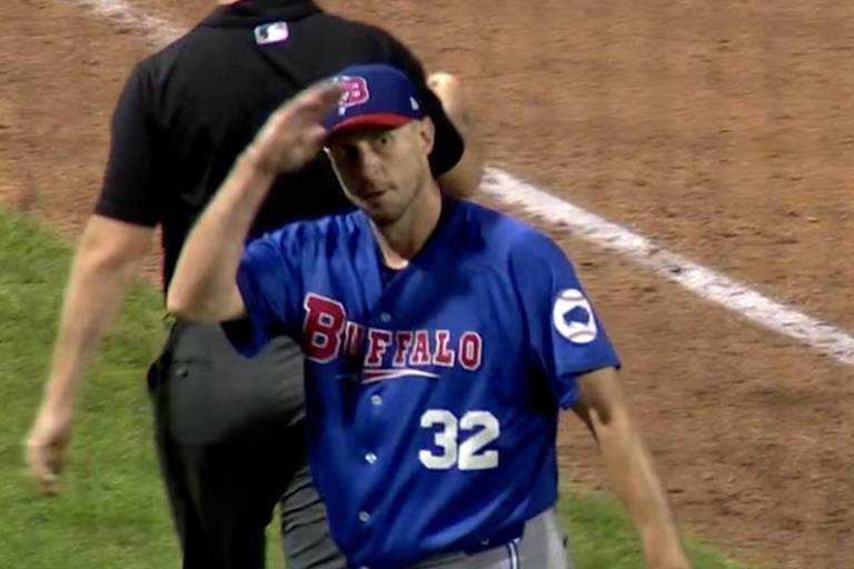 Scherzer luce con 8 ponches en su (posible) última apertura de rehabilitación