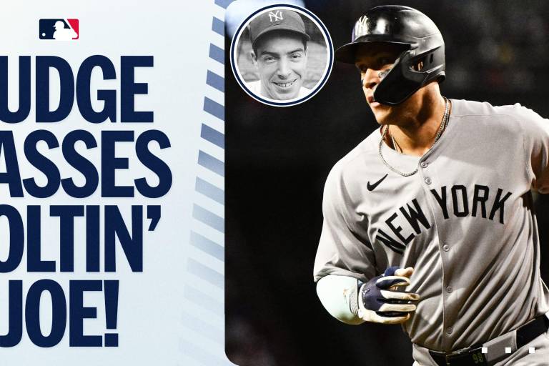 Judge rebasa a DiMaggio en la lista de jonrones de Yanquis con número 362