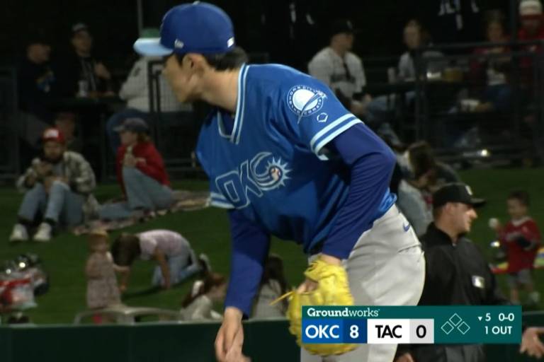 Sasaki, una posible arma para de los Dodgers en octubre desde el bullpen