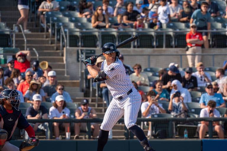 Stanton haría su debut de temporada durante la próxima serie de Yanquis en casa