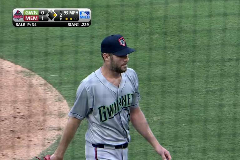 Chris Sale cumple apertura de rehabilitación y se acerca a su regreso con los Bravos