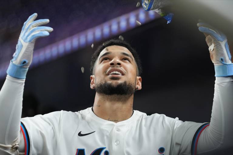 Víctor Mesa Jr. es el primer Marlin en lograr esta hazaña en su cumpleaños