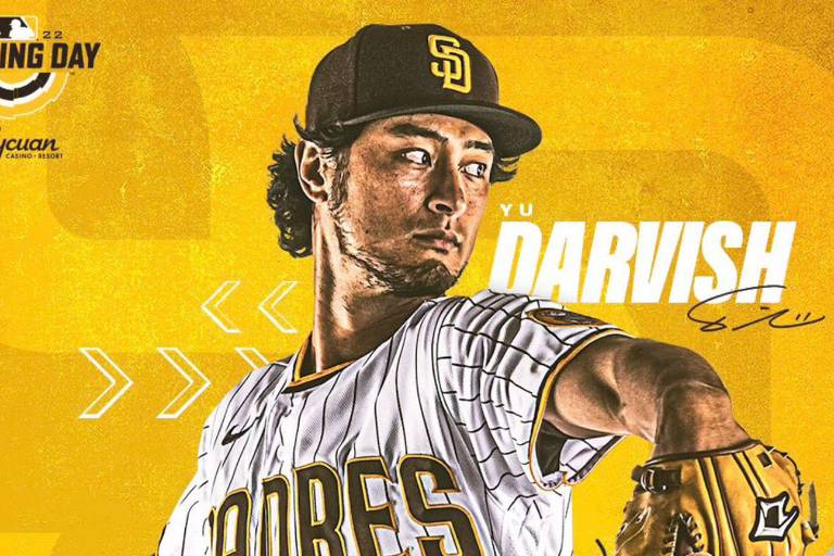 Padres de San Diego van con Yu Darvish para el Día Inaugural