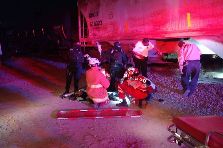 Hombre es arrollado por el tren en Culiacán y muere en hospital