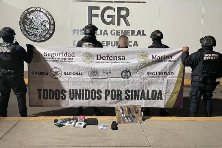 Emprenden una persecución y detienen un hombre armado en Culiacán