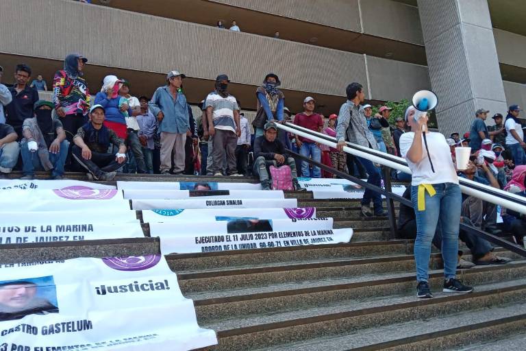 Manifestantes de Villa Juárez exigen justicia para presunto asesinado por marinos